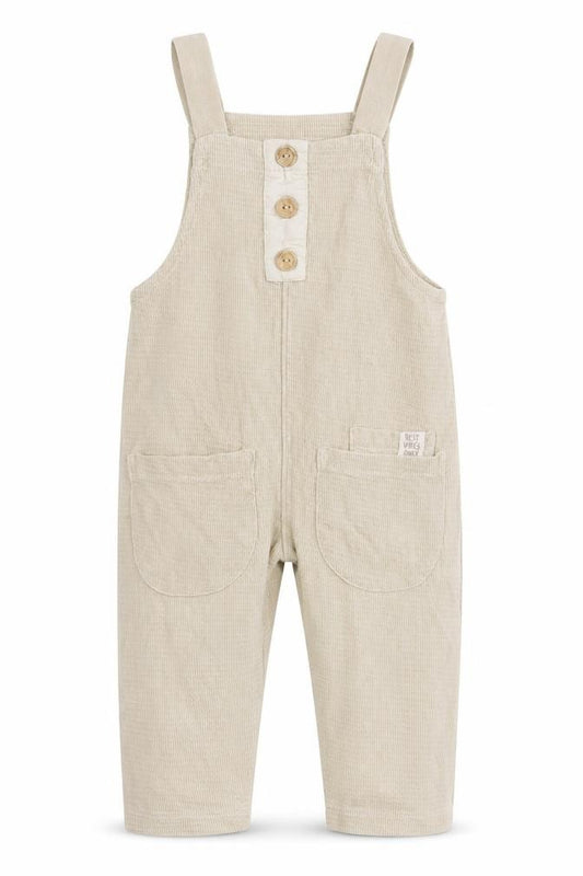 Zara Beige Baby Dungaree 9-12 Months Unisex Button Casual
