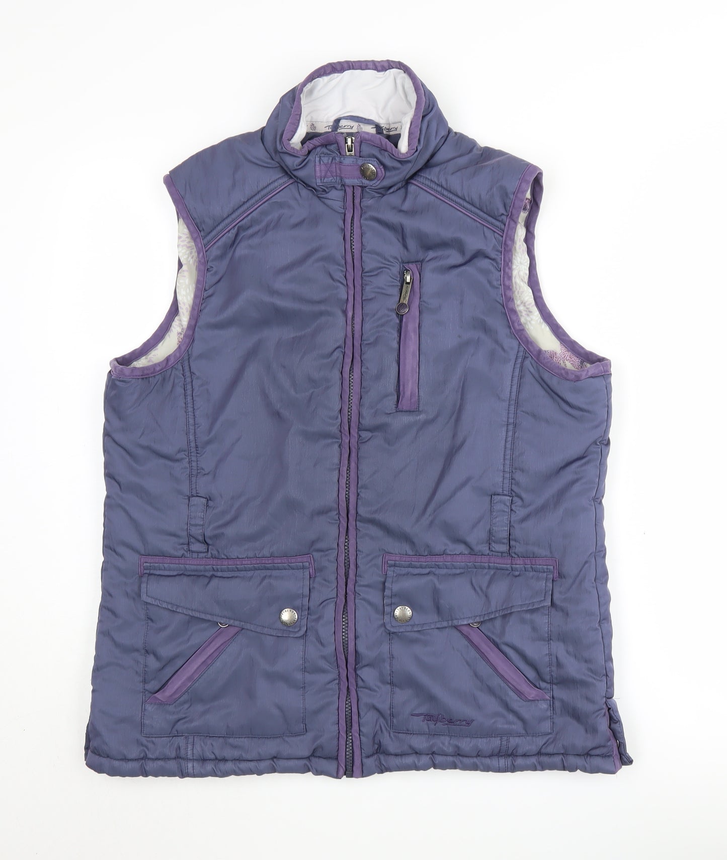 Tayberry Women's Purple Insulated Waistcoat M