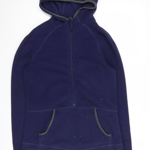 Crane Unisex Blue Full Zip Hoodie M Size