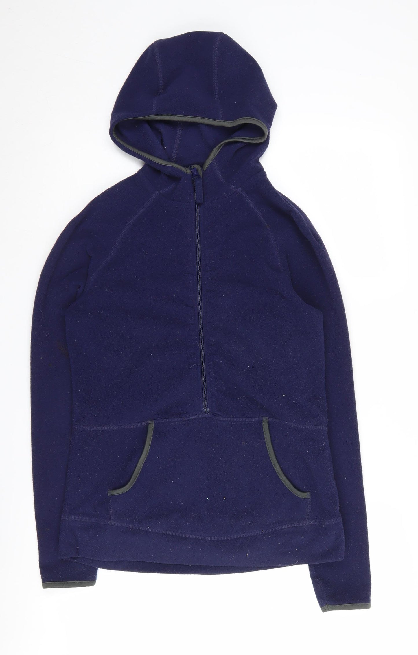 Crane Unisex Blue Full Zip Hoodie M Size