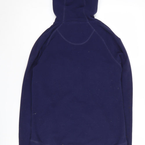 Crane Unisex Blue Full Zip Hoodie M Size