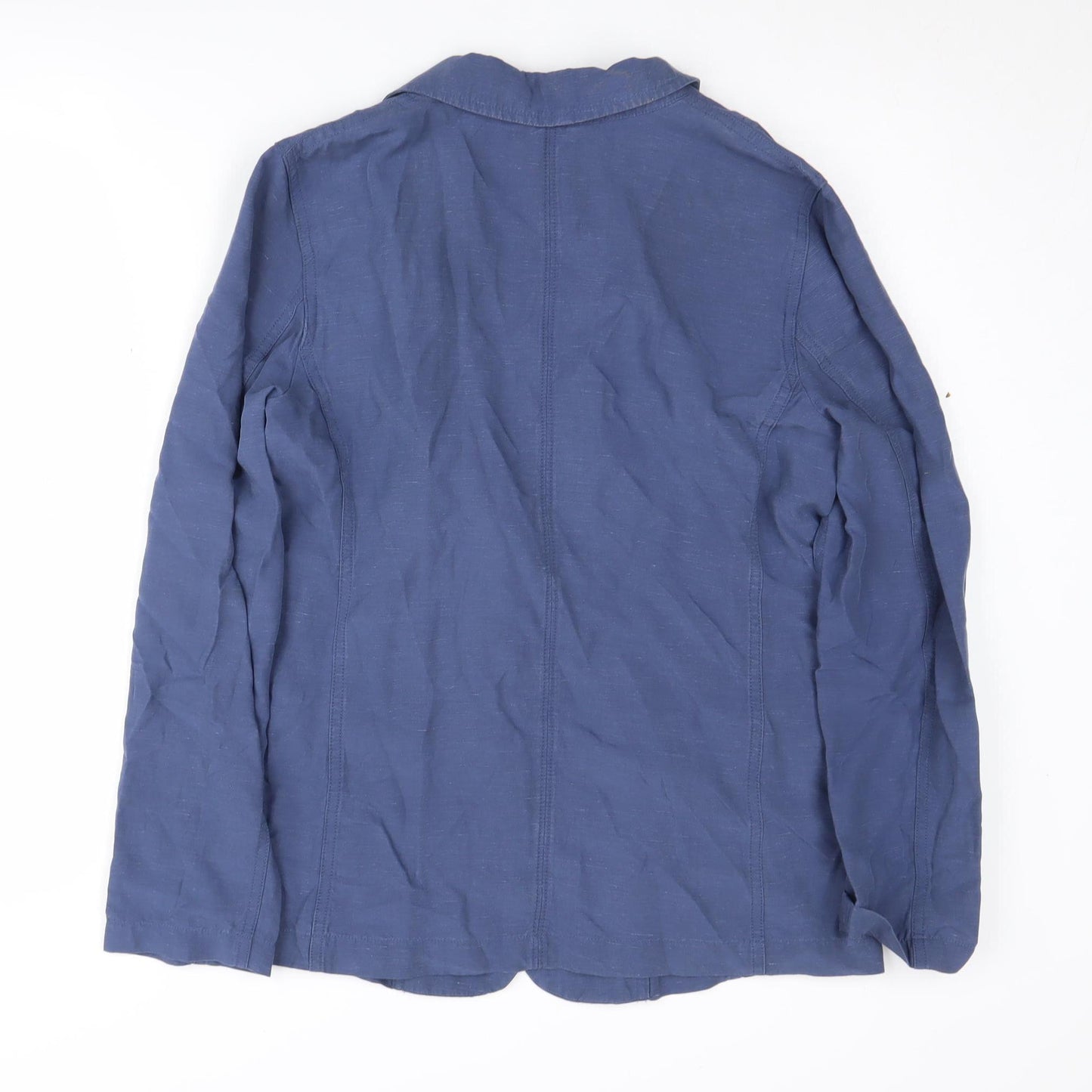 Per Una Women's Blue Blazer - Size 14, Regular Fit