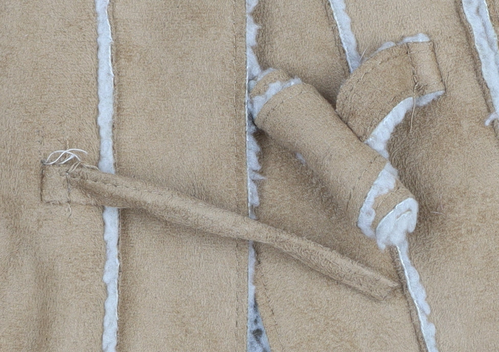 Per Una Women's Beige Duffle Coat, Size M, Winter Warmth