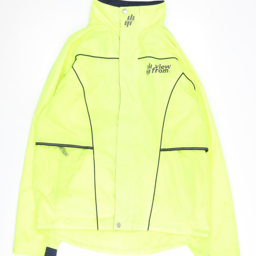 View From Men's Green Windbreaker Jacket, Size M, Sportswear