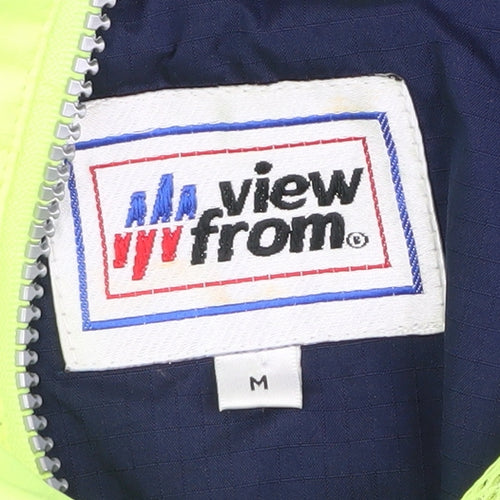 View From Men's Green Windbreaker Jacket, Size M, Sportswear