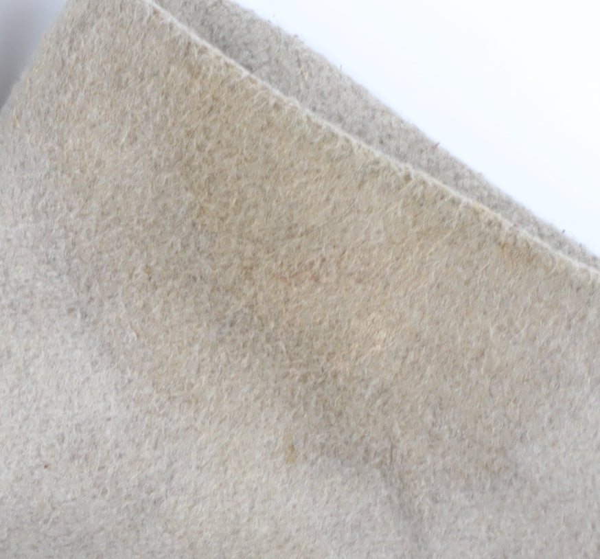 Wallis Women's Beige Pea Coat M with Button Detail