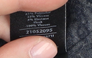 Per Una Women's Black Floral Flare Midi Skirt Size 18