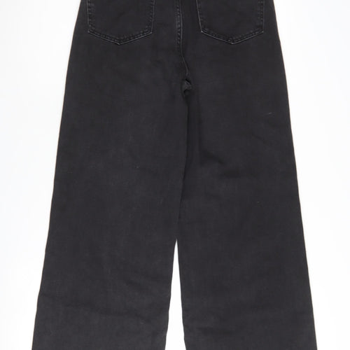Subdued Women's Black Wide-Leg Jeans Size 8