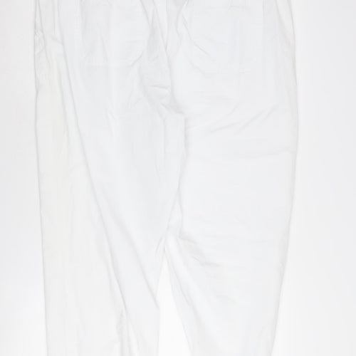 Marks and Spencer Women's White Trousers Size 20