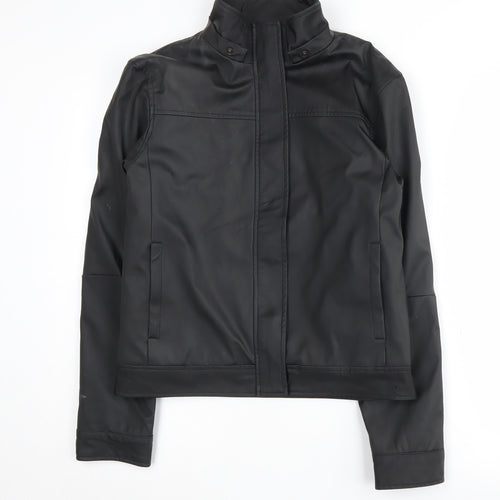 New Look Women's Black Motorcycle Jacket Size 10