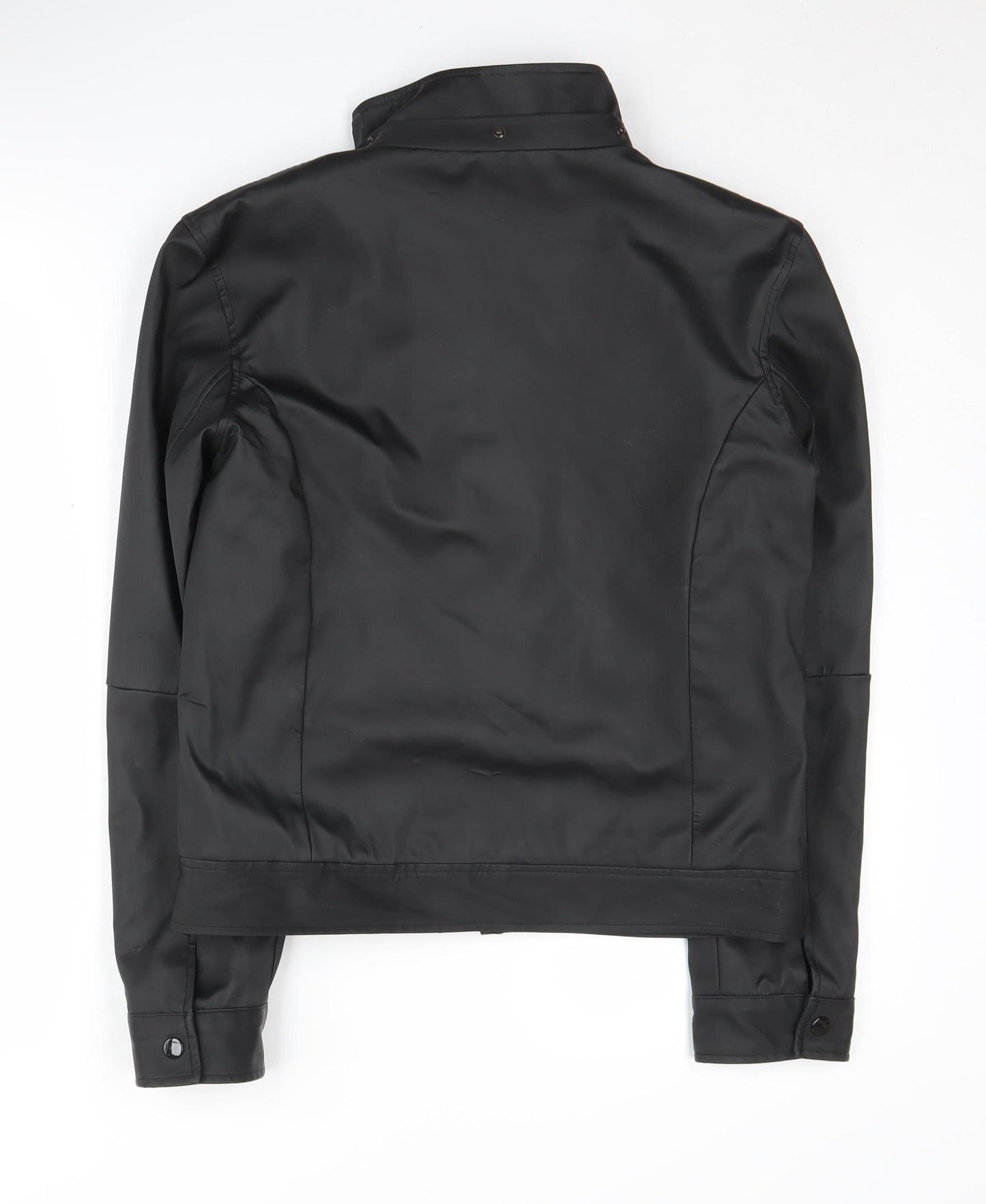 New Look Women's Black Motorcycle Jacket Size 10