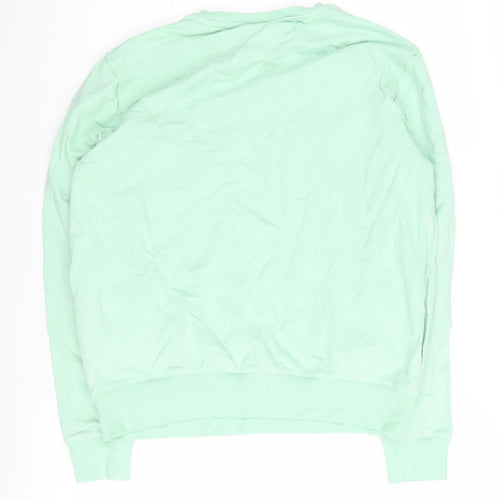 Fila Unisex Green Crew Neck Pullover Sweatshirt M