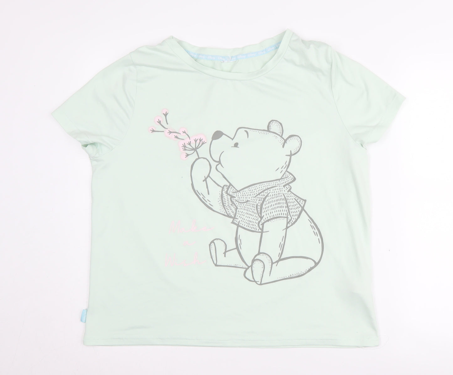 Disney Women's Green Winnie the Pooh Nightshirt Size 14