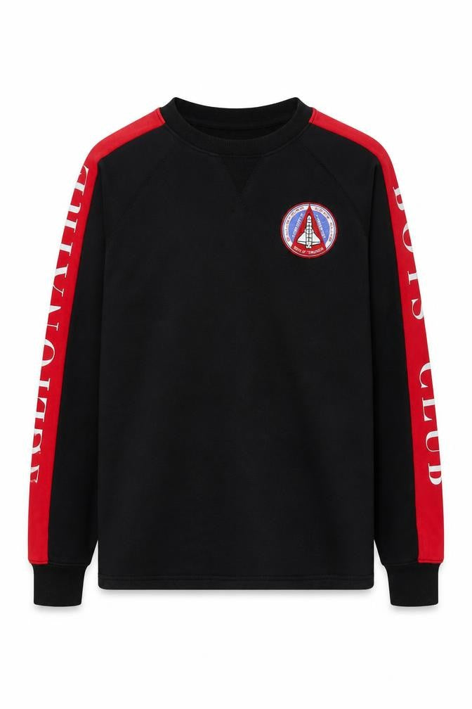Billionaire Boys Club Men's Black Graphic Print Sweatshirt S