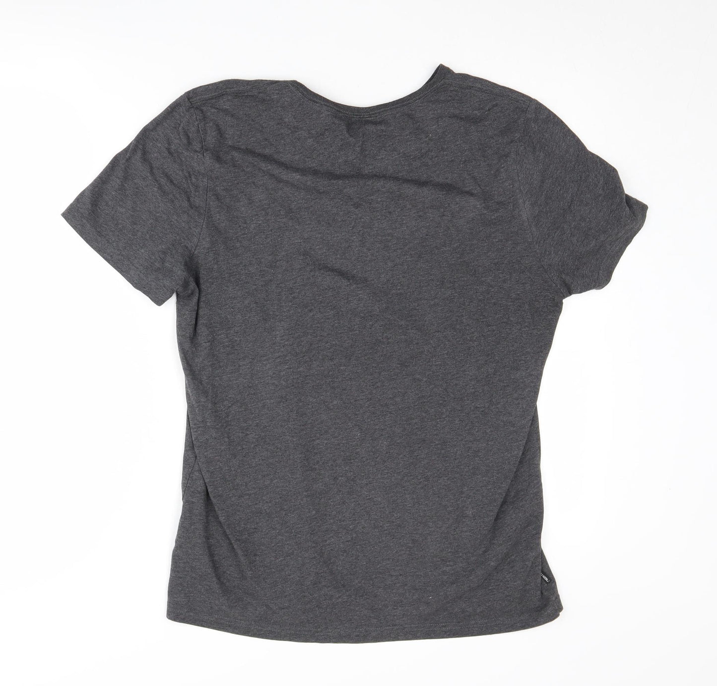 Animal Men’s Grey Logo T-Shirt, Medium, Crew Neck