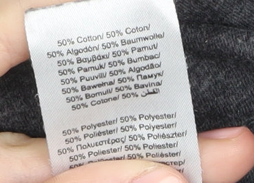 Animal Men’s Grey Logo T-Shirt, Medium, Crew Neck