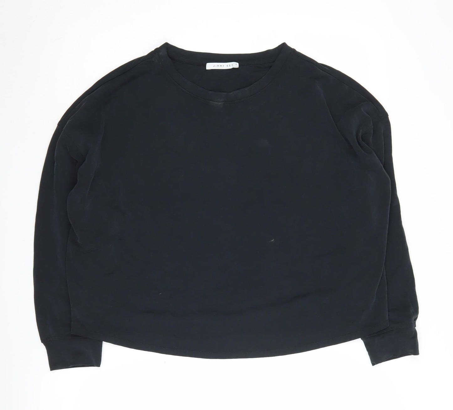 Jimmy Key Women's Black Crew Neck Pullover Sweatshirt M