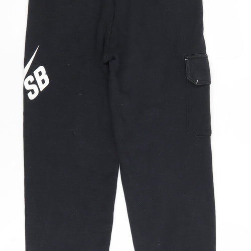 Nike Boys Black Jogger Skateboarding Trousers M 10-12 Yrs