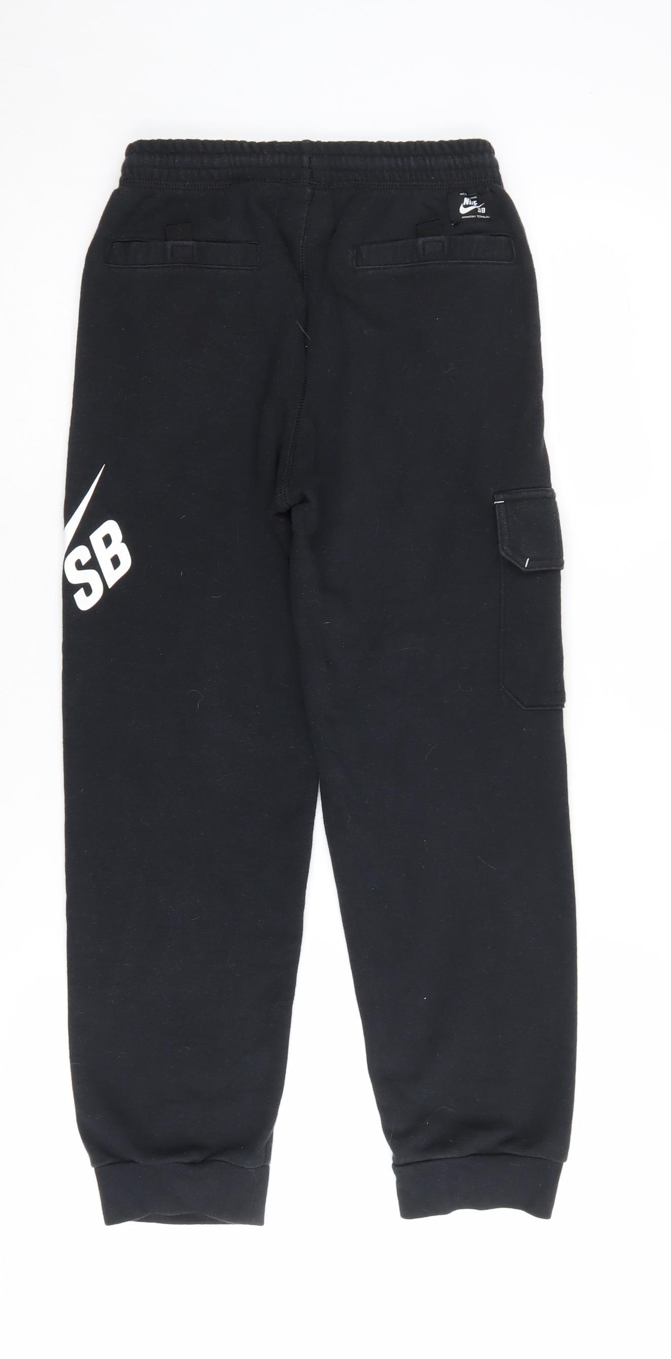Nike Boys Black Jogger Skateboarding Trousers M 10-12 Yrs