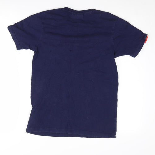 McKenzie Boys Blue T-Shirt 12-13 Years Short Sleeve Logo