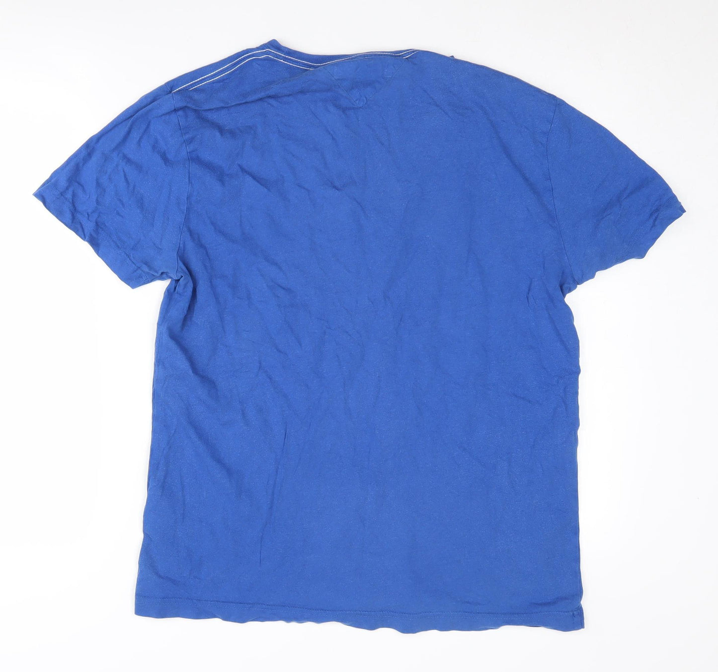Tommy Hilfiger Men's Blue Graphic T-Shirt L
