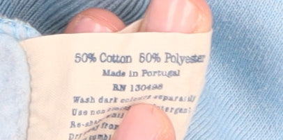 Jack Wills Men's Blue Pullover Hoodie Size L