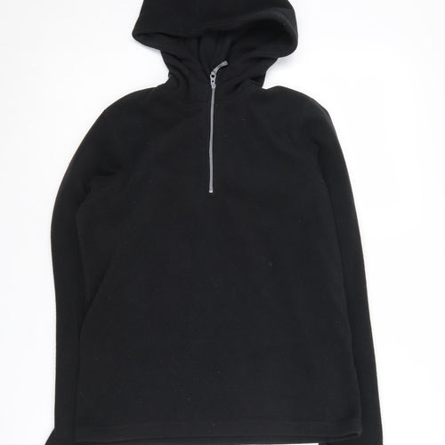 Mountain Warehouse Boys Black Fleece Hoodie 11-12 Years