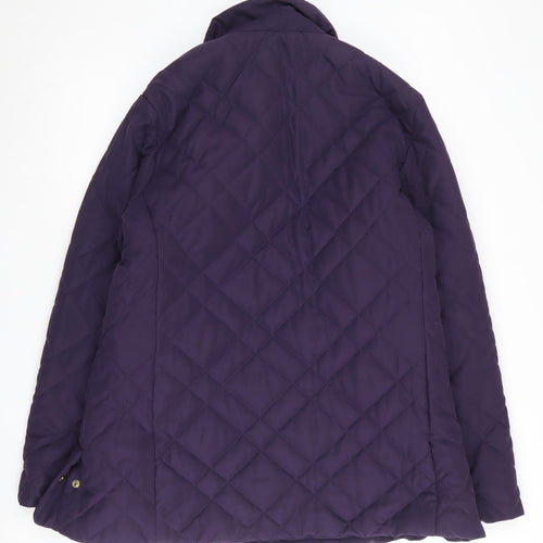 Marks and Spencer Purple Quilted Jacket, Size 18, Women's Casual