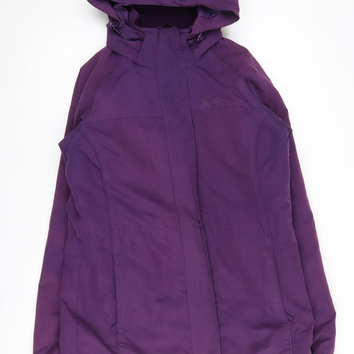 Mountain Warehouse Women's Purple Hooded XL Windproof Jacket