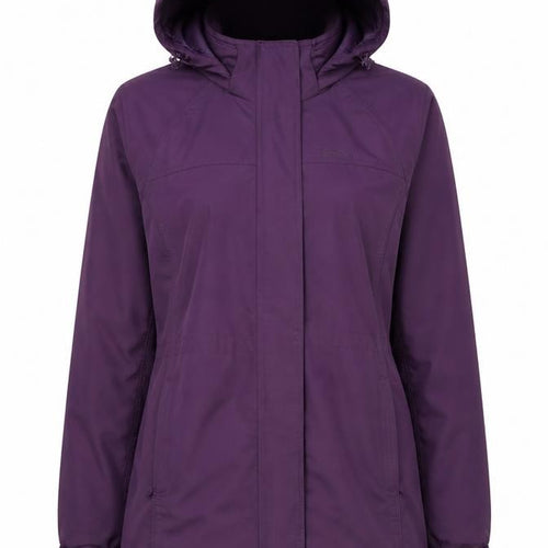 Mountain Warehouse Women's Purple Hooded XL Windproof Jacket