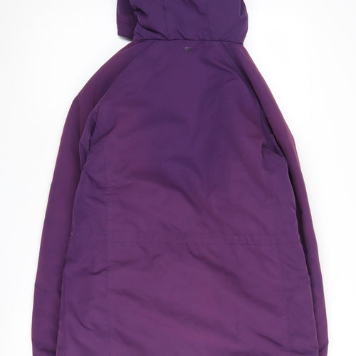 Mountain Warehouse Women's Purple Hooded XL Windproof Jacket
