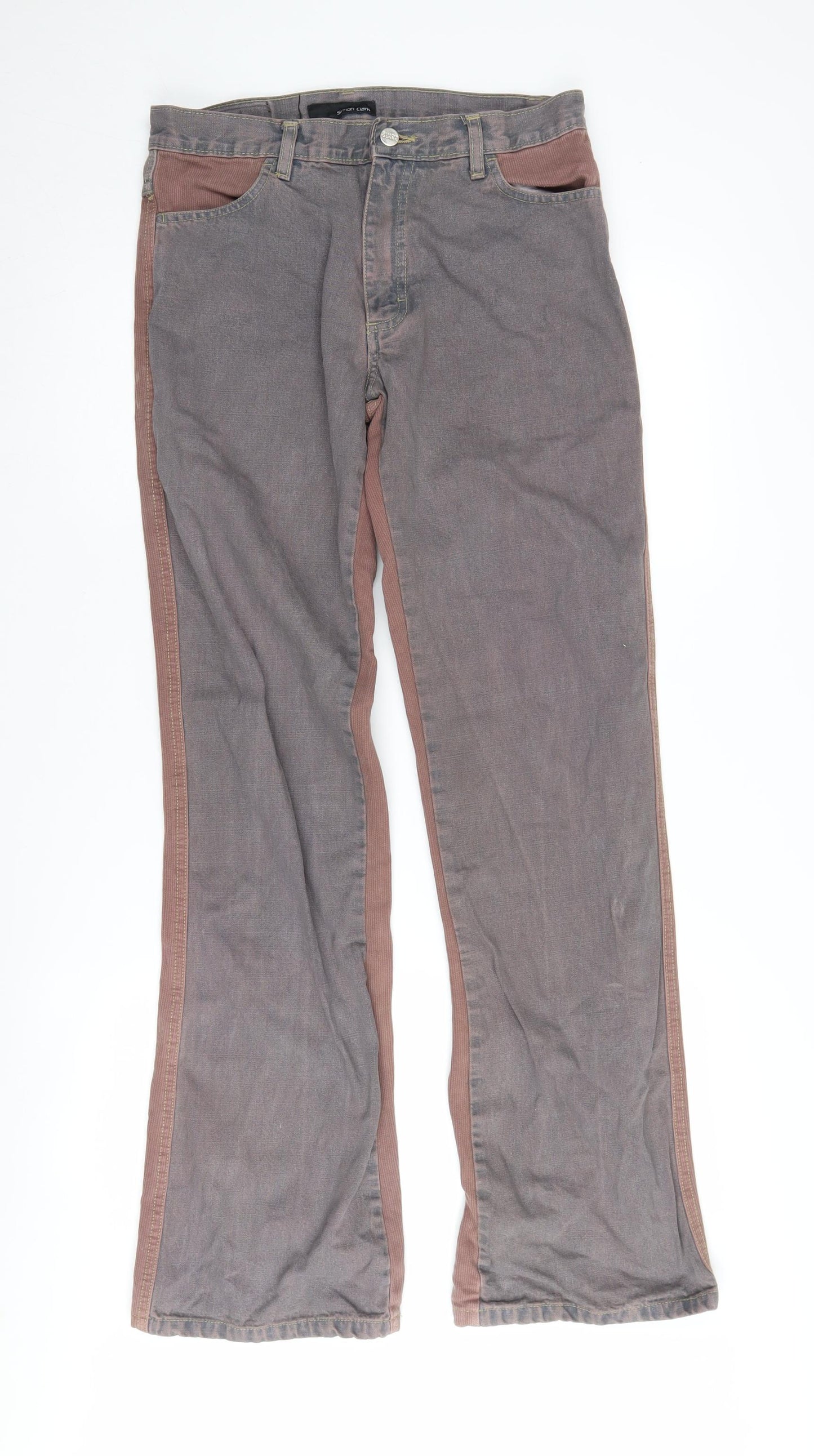 Simon Clark Women’s Brown Flared Jeans, Size 30