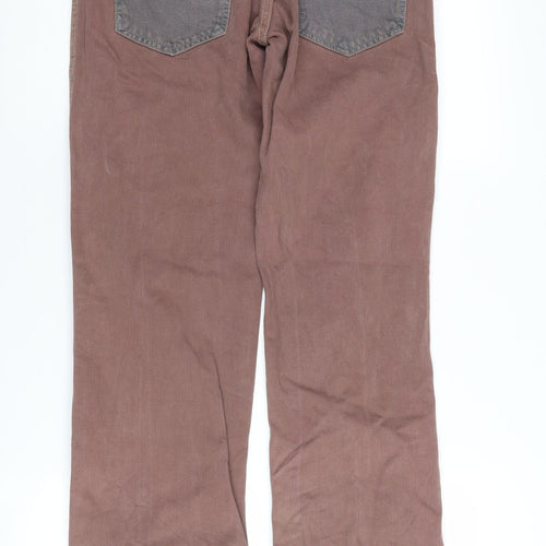 Simon Clark Women’s Brown Flared Jeans, Size 30