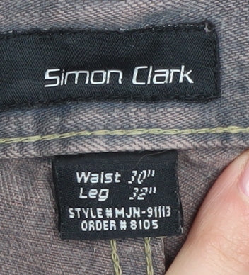 Simon Clark Women’s Brown Flared Jeans, Size 30