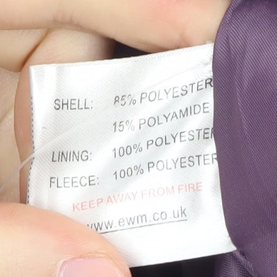 EWM Purple Women's Size 16 Snap Closure Jacket