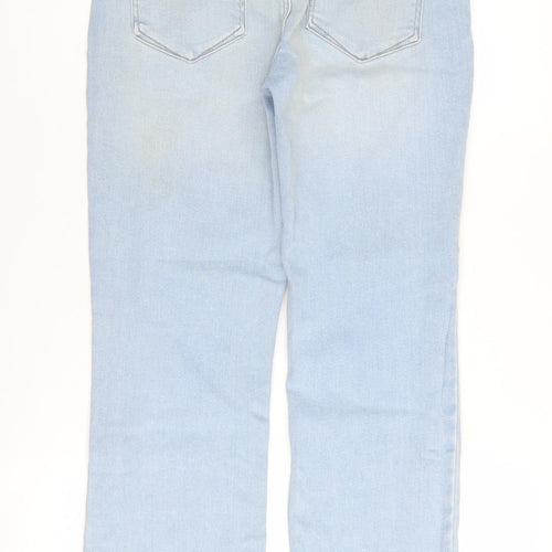 Pieces Women's Medium Blue Straight Jeans