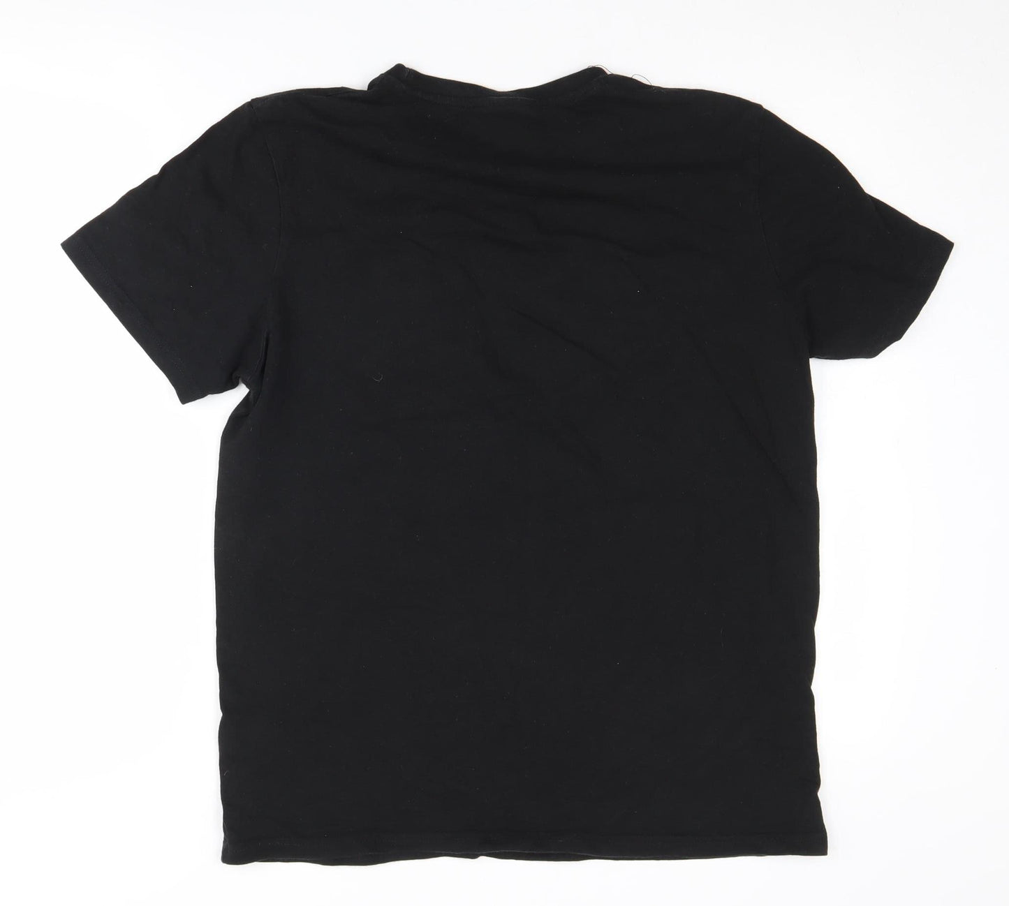 Closure London Men's Black Graphic Print T-Shirt Medium