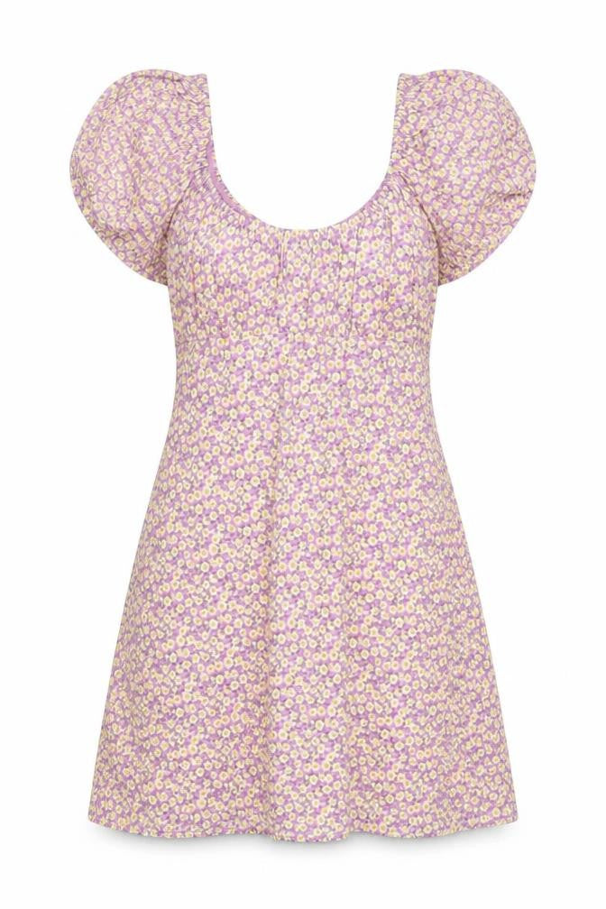 Front view of Motel Rocks Women's Multicoloured Floral Dress M