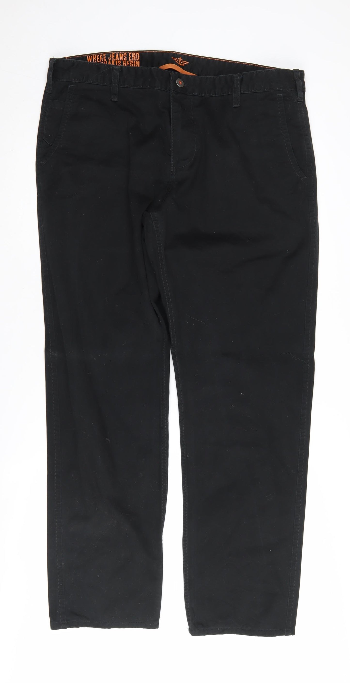 Dockers Men's Black Straight Jeans, Size 40