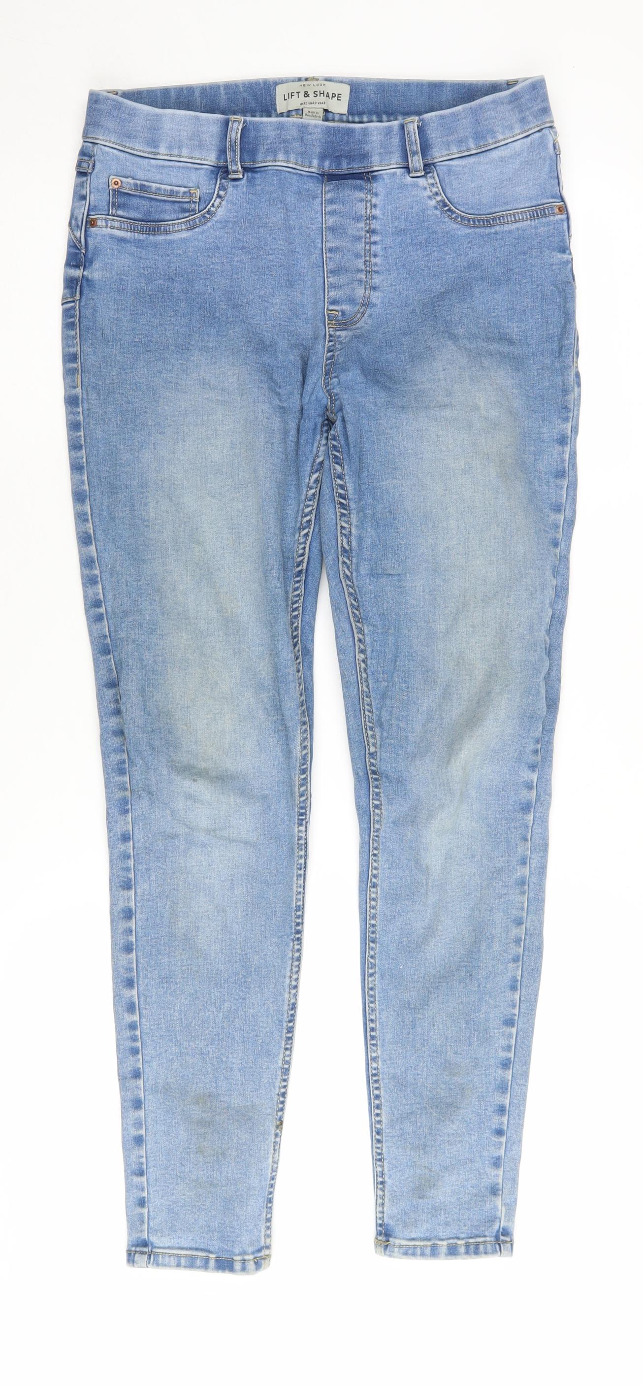 New Look Women's Blue Skinny Jeans Size 12