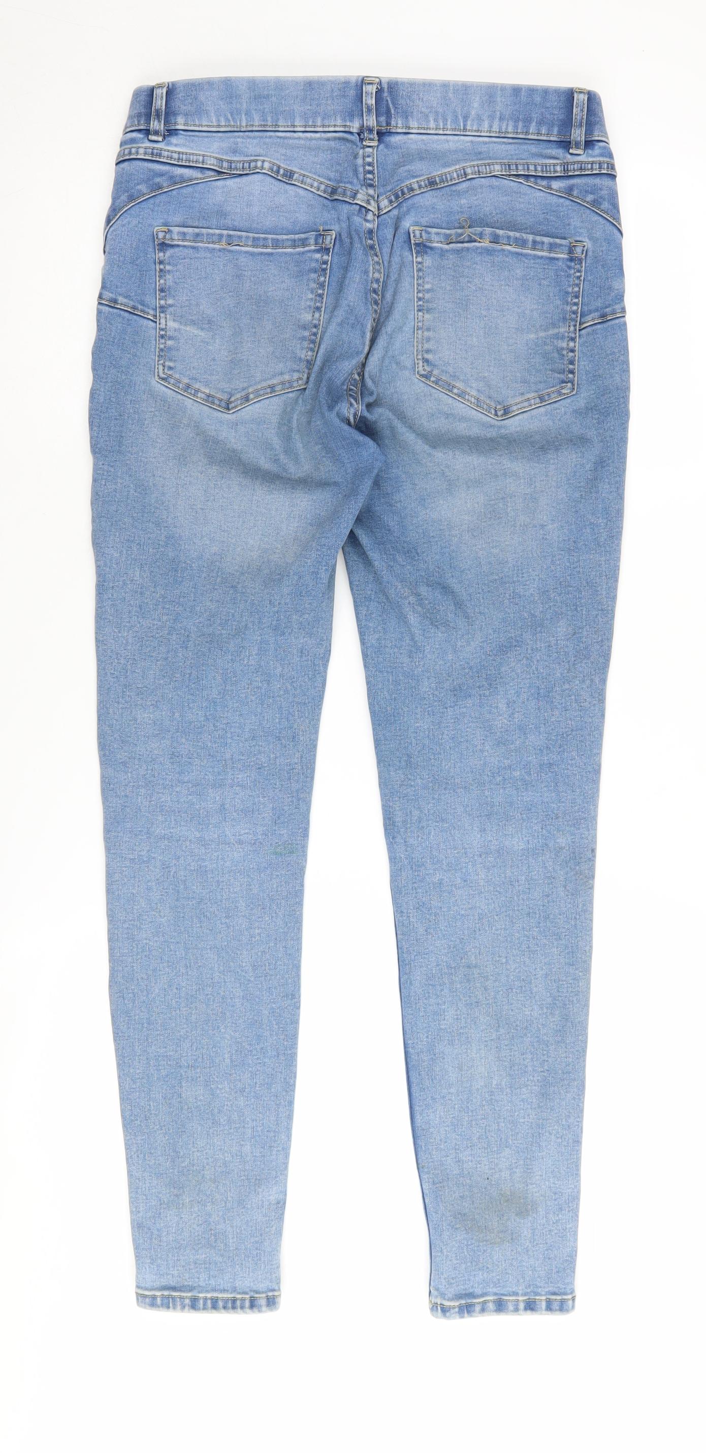 New Look Women's Blue Skinny Jeans Size 12