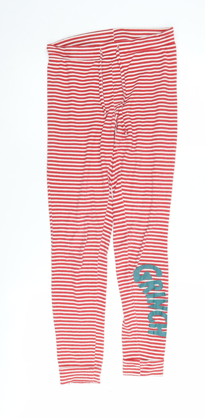The Grinch Women's XS Red Striped Lounge Pants, Christmas