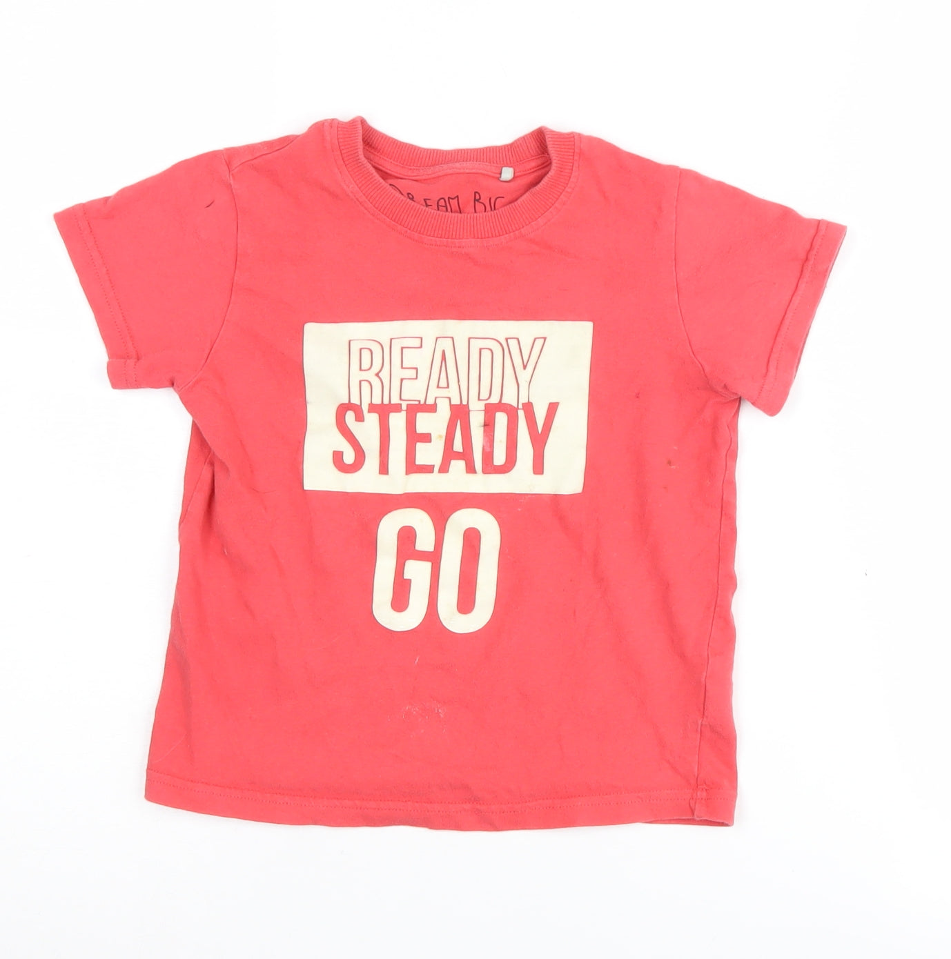Next Boys Red Graphic T-Shirt 4-5 Years Casual Pullover