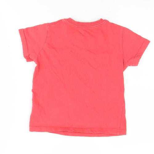Next Boys Red Graphic T-Shirt 4-5 Years Casual Pullover