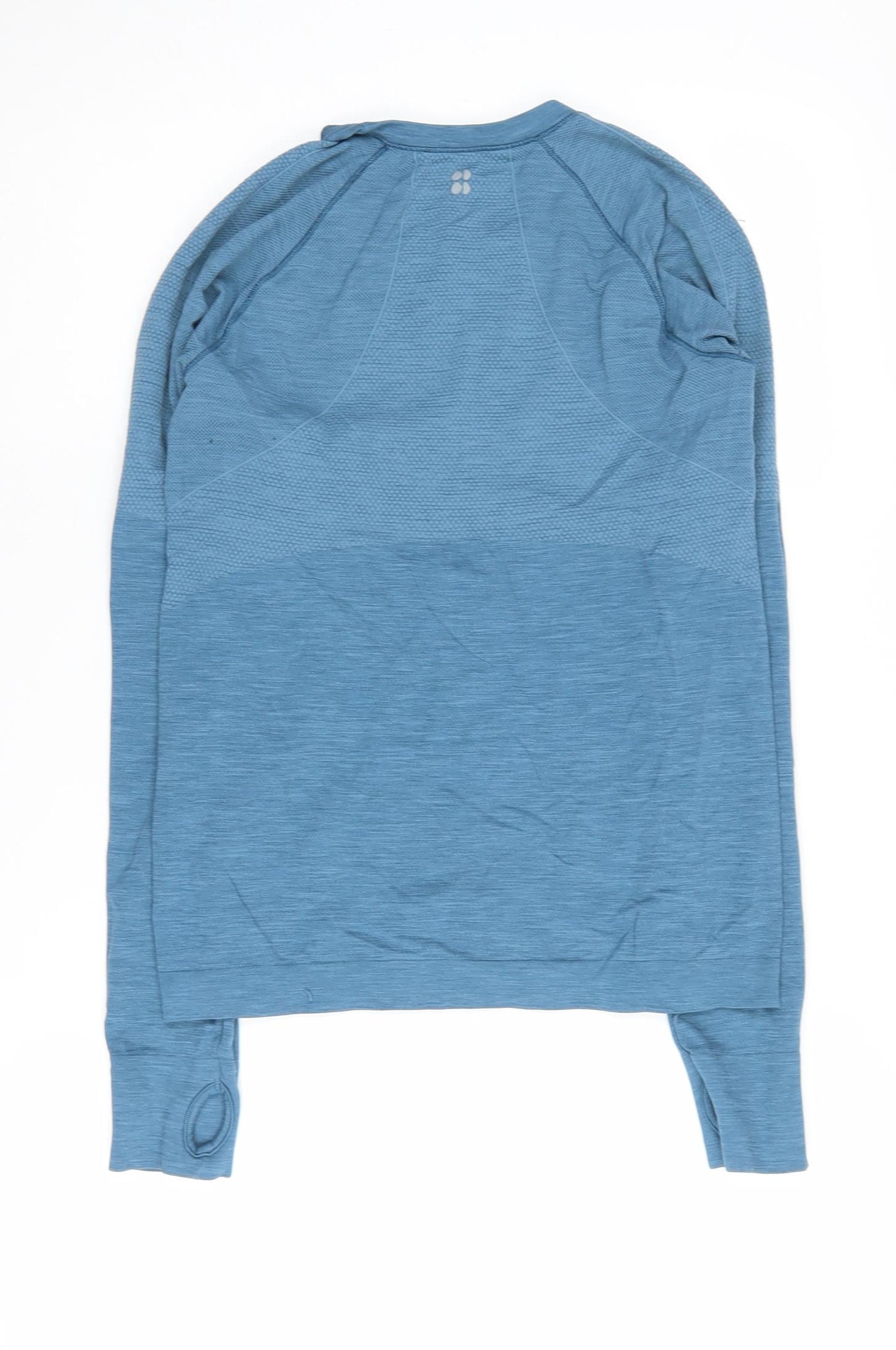 Sweaty Betty Women's Blue Long Sleeve Jersey Top M