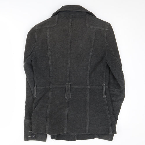 Next Women's Black Mid-Length Jacket Size 8