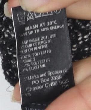 Marks and Spencer Women's Black Shift Dress Size 14