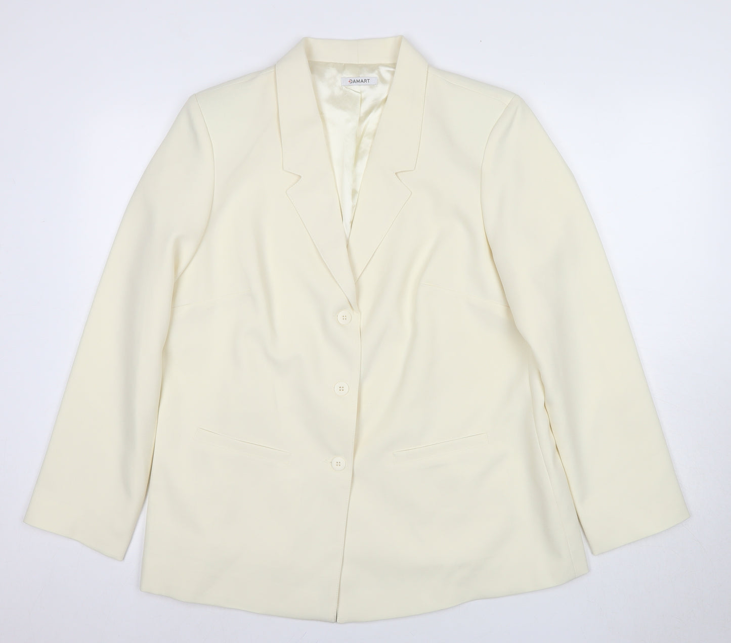 Damart Women's Ivory Suit Jacket, Size 14, Business