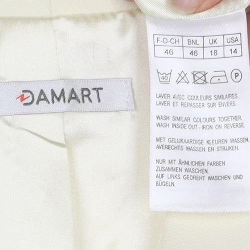 Damart Women's Ivory Suit Jacket, Size 14, Business