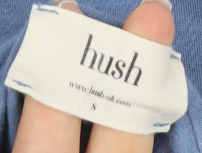 hush Women's Blue Pencil Skirt, Small, Casual Style